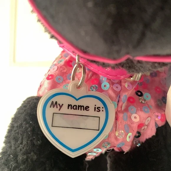 Two Super Poochie And Co Little Girls Plush Animal Shaped Purse. - Picture 12 of 15